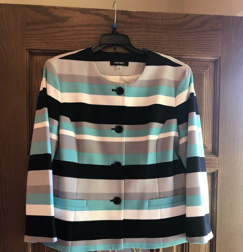 Womens Stripped Blazer